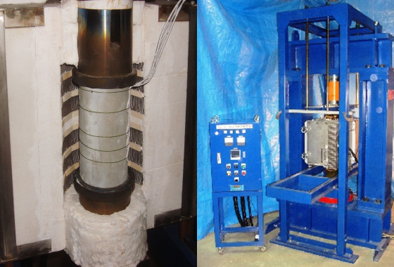 Compression Test Apparatus of Concrete at High Temperature