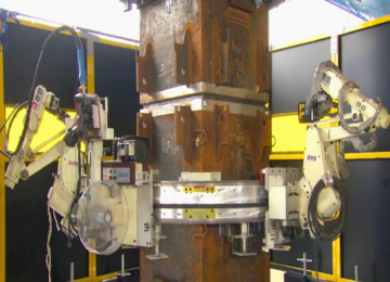 Articulated on-site welding robot