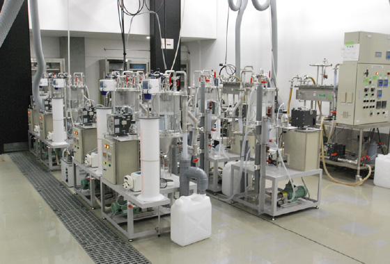 Experiment facilities for Methacules