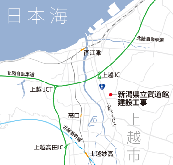 図版:工事現場地図