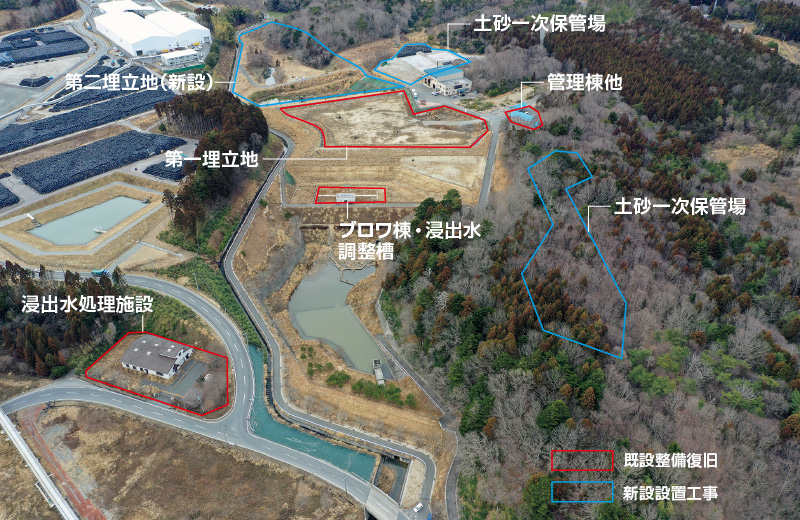 図版:クリーンセンターふたば全景(2021年2月)