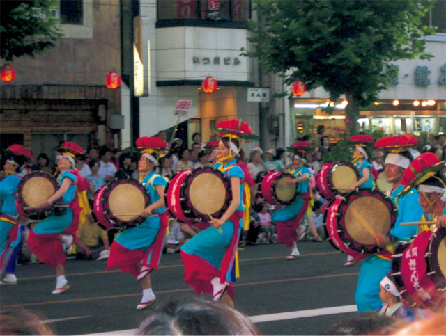 写真：喜びの響き、不来方の太鼓