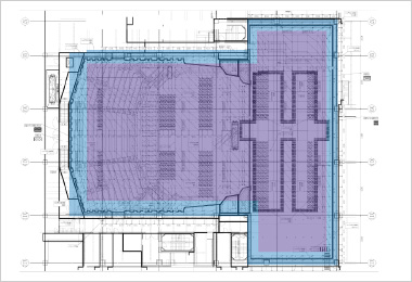図版:足場組みイメージ。