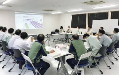 図版:当社JVが主導した干渉調整会議の様子