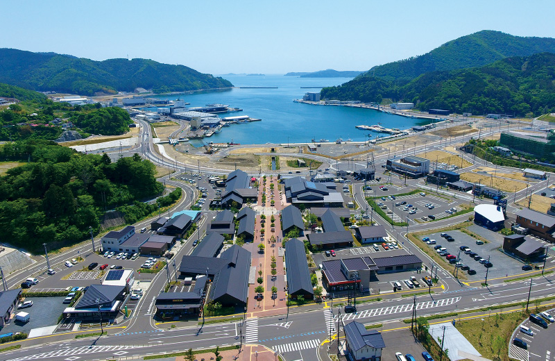 図版:女川町震災復興事業(東北支店JV)