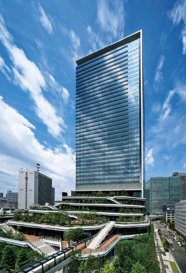 図版:東京ポートシティ竹芝 オフィスタワー(東京建築支店)