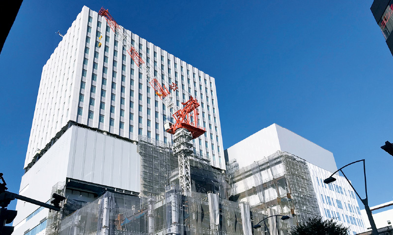 図版:大宮大門施工状況