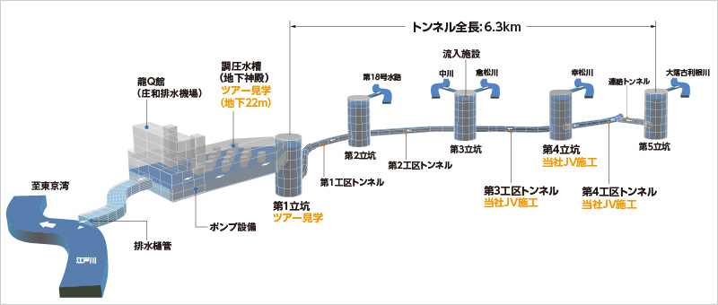図版:江戸川河川事務所パンフレットより