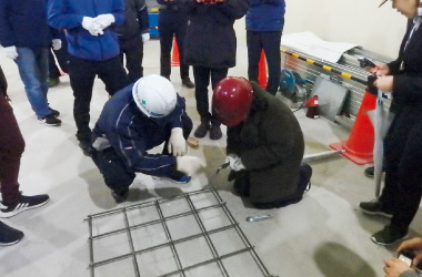図版:ハローワーク主催の現場見学会