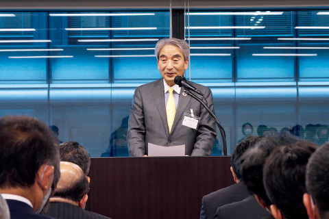 図版:伊藤会長による総会開催の挨拶