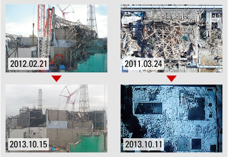 写真：がれき撤去は2013年10月に完了
