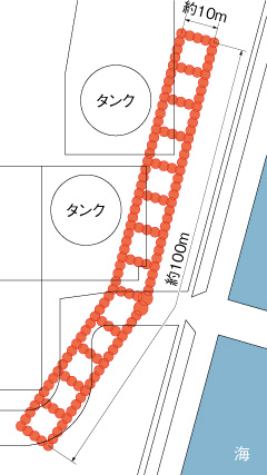 図版：東邦液化ガス 名港LPG基地