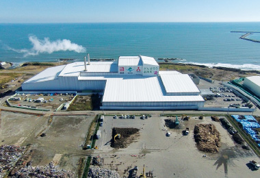 図版:焼却施設全景