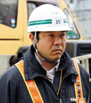 写真：今井俊一郎工事課長
