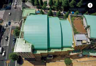 図版:共立女子学園 共立講堂屋根・天井耐震化工事