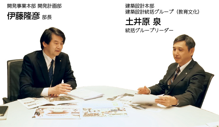 写真:伊藤隆彦 部長, 土井原 泉統括 グループリーダー