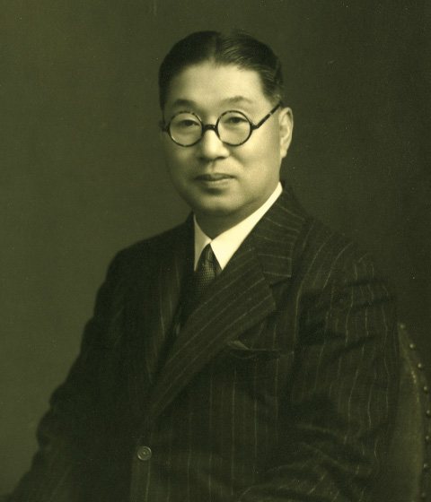 図版:鹿島守之助(1938年頃)