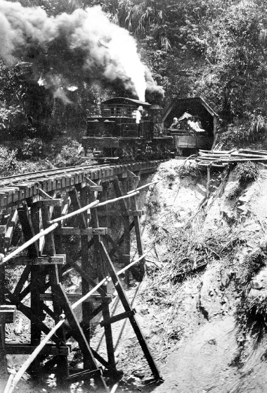 図版:台湾・阿里山鉄道 1913年