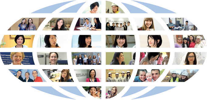図版：KAJIMA’s Women　世界を舞台に──活躍する鹿島の女性たち イメージ