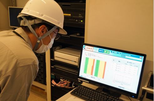 q-NAVIGATORにより建物の安全性を判定