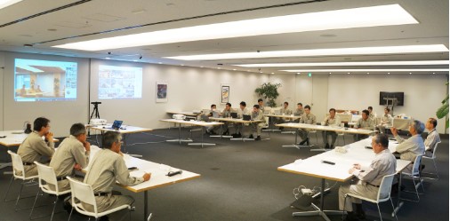 災害対策本部会議"
