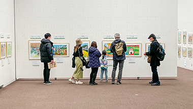 図版：東京都美術館での絵画展