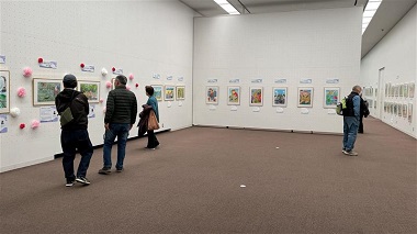 図版：東京都美術館での絵画展