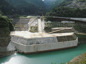図版：大滝地区地すべり対策
