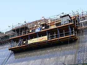 図版：大分川ダム建設（一期・二期）工事