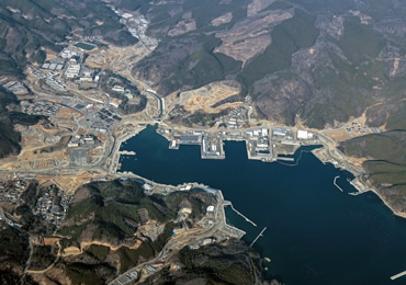 図版：女川町中心市街地