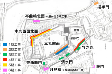 図版：施工箇所平面図