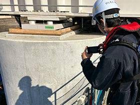 図版：隼人港橋下部工工事