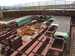 図版：箱形ルーフ推進状況