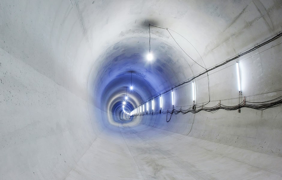 図版：新日下川放水路工事
