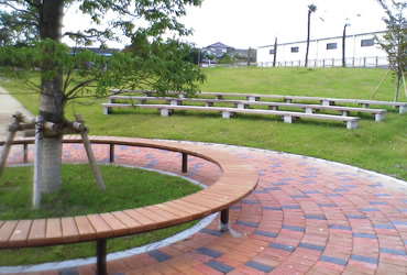 図版：青空教室用広場
