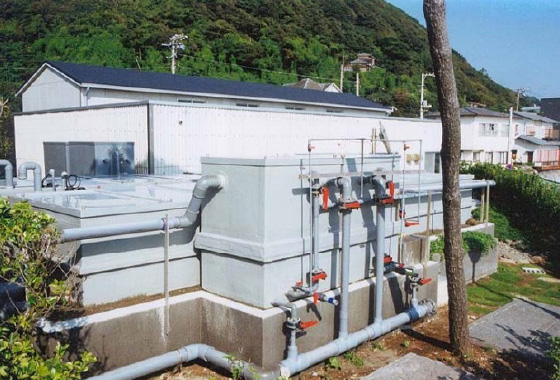 図版:ろ過槽・貯水槽