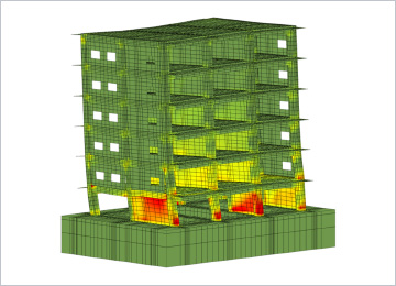 図版:非線形解析プログラム「CARC-ASe」