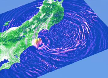 図版:長周期地震動シミュレーション