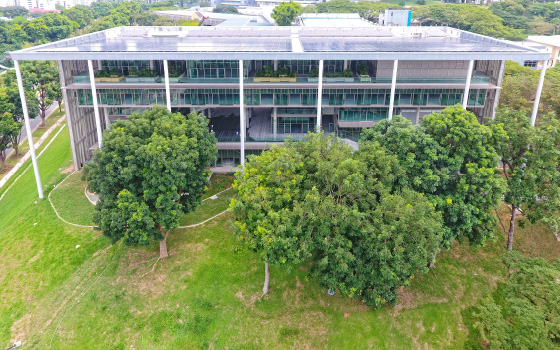 図版:シンガポール国立大学デザイン環境学部4号棟(NUS SDE4)