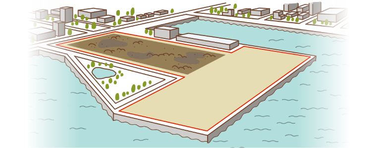 図版：工場跡地